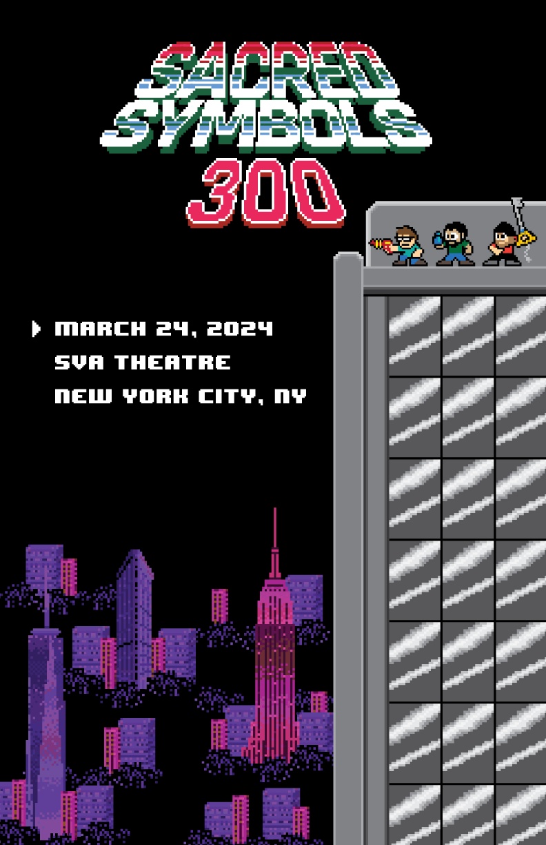 Sacred Symbols 300 Celebration Poster